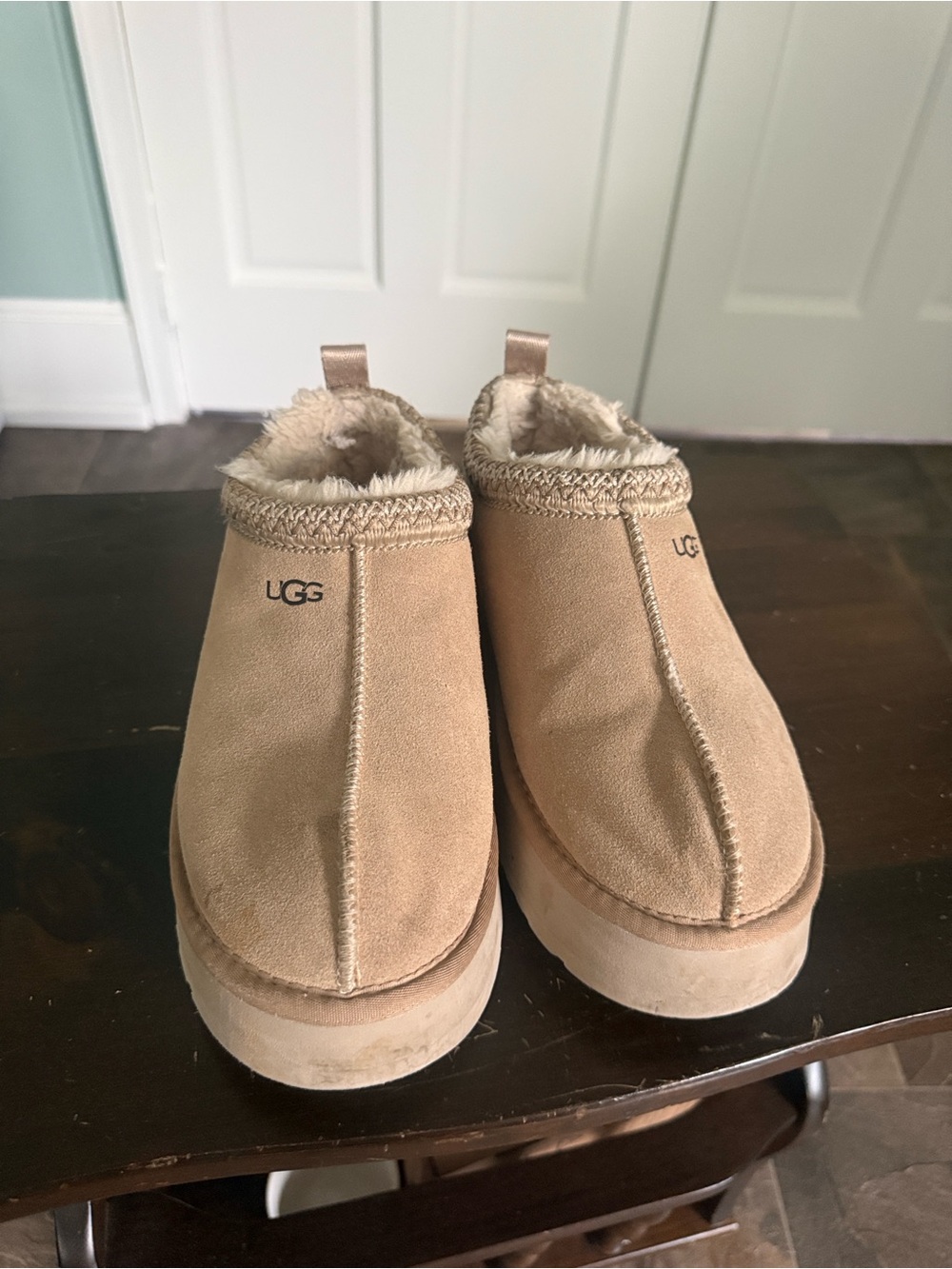 UGG Women's Slip-On Shearling Mules in Chestnut
